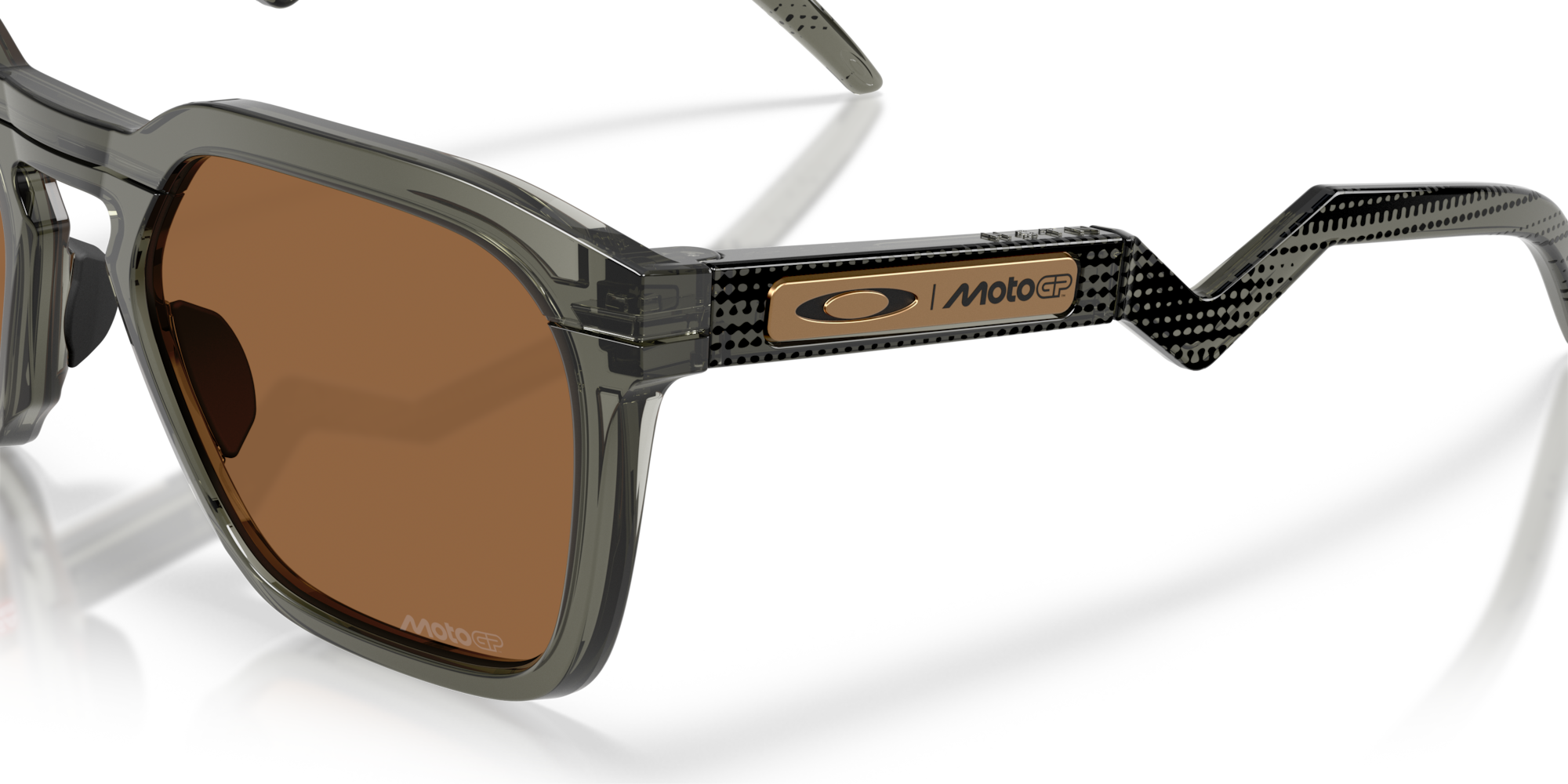 Oakley Okulary przeciwsłoneczne HSTN SQ MotoGP™ Collection Grey Smoke / Prizm Bronze OO9533-08