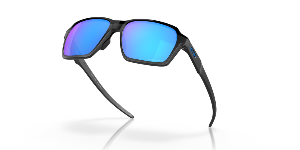 Oakley Sunglasses PARLAY Steel/Prizm Sapphire Polarized OO4143-05