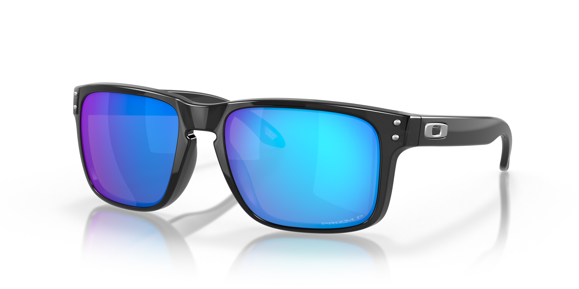 Oakley Sunglasses HOLBROOK Black Ink/Prizm Sapphire Polarized OO9102-W7