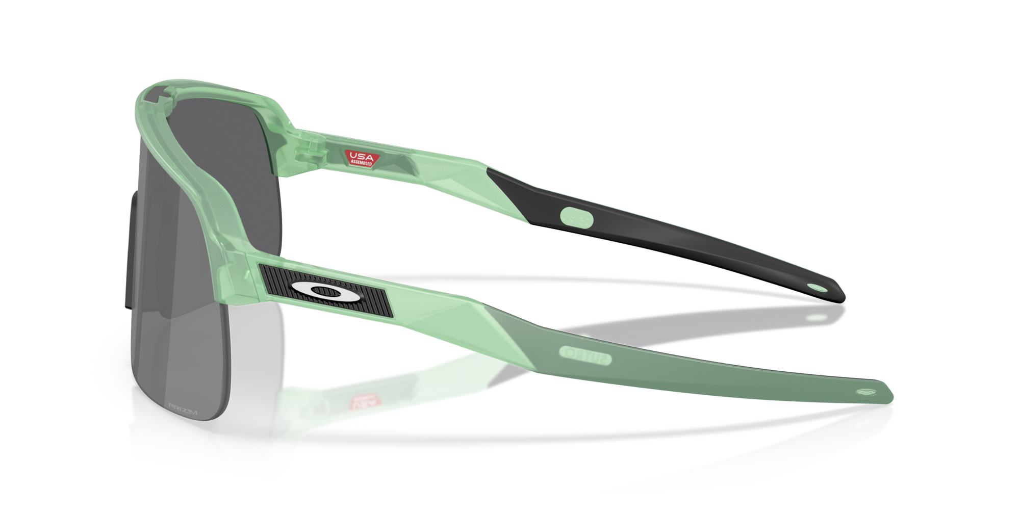Oakley Okulary przeciwsłoneczne SUTRO LITE S Matt transparent jade / Prizm black OO9496-11