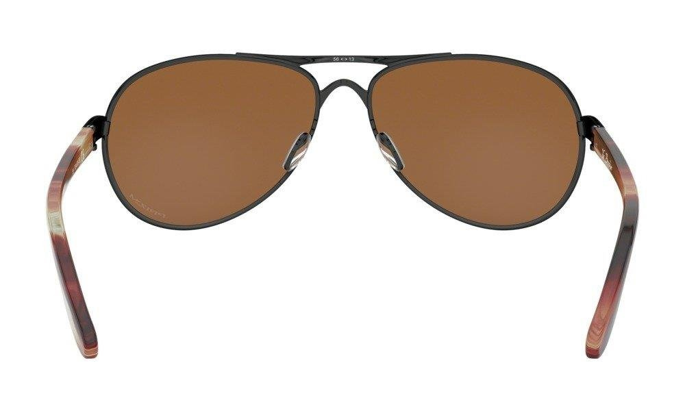 Oakley Sunglasses TIE BREAKER Polished Black/Prizm Tungsten OO4108-18