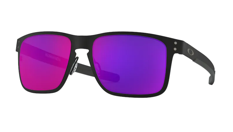 Oakley Okulary Przeciwsłoneczne HOLBROOK™ METAL Matte Black/Positive Red Iridium OO4123-02