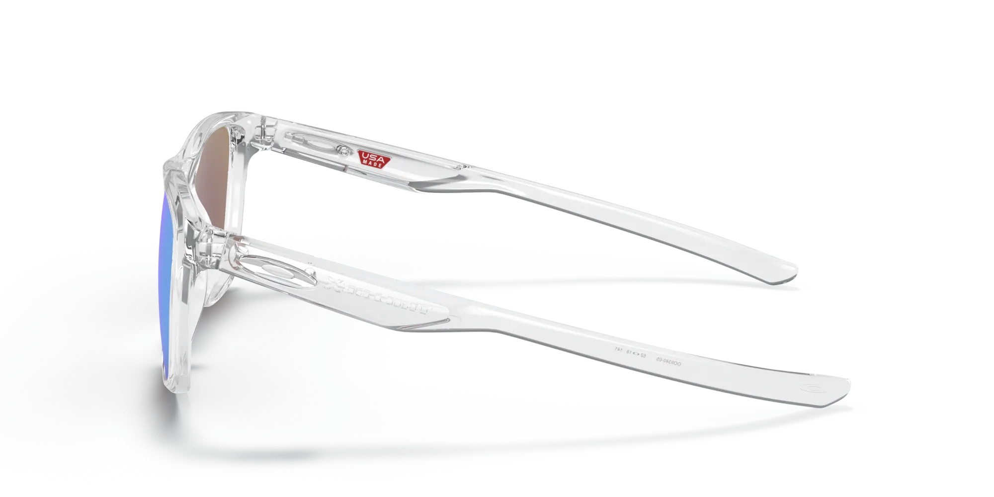 Oakley Okulary Przeciwsłoneczne TRILLBE X Polished Clear/Sapphire Iridium Polarized OO9340-05