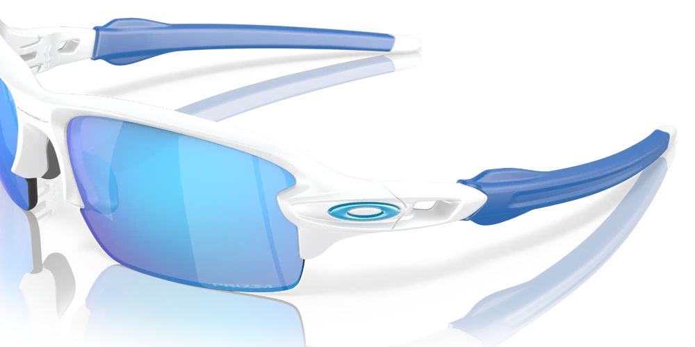 Oakley Sunglasses Flak XS Matte White, Prizm Sapphire OJ9005-16