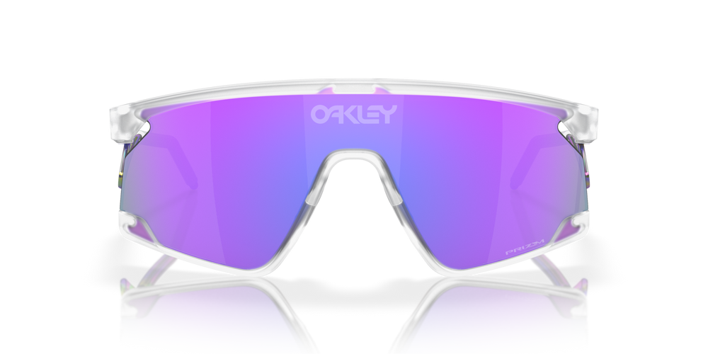 Oakley Okulary przeciwsłoneczne BXTR METAL Matte Clear/Prizm Violet OO9237-02