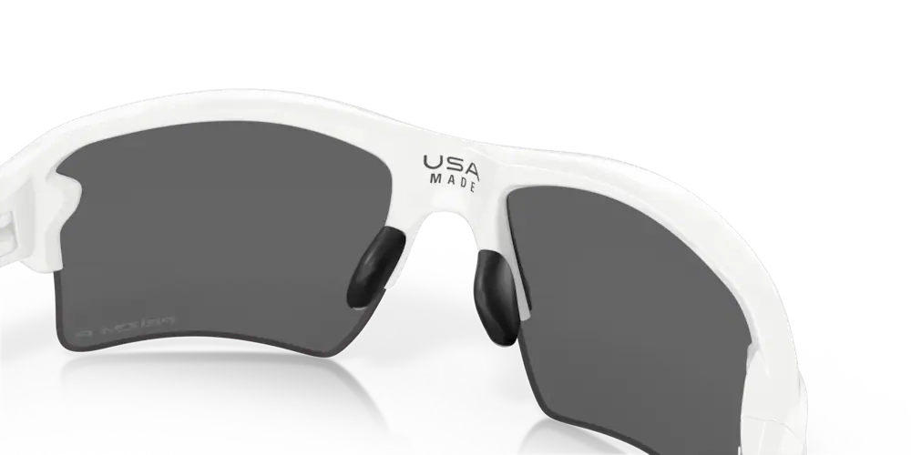 Oakley Sunglasses FLAK 2.0 XL Polished White/Prizm Black Polarized OO9188-76