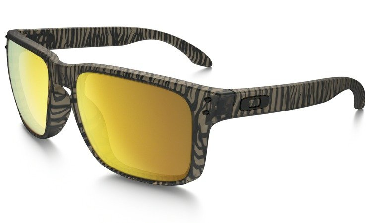 Oakley Sunglasses HOLBROOK URBAN JUNGLE COLLECTION Matte Sepia Urban Jungle/24K Gold Iridium OO9102-99
