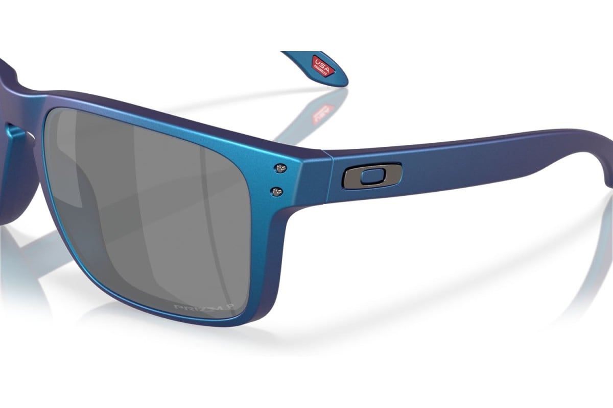 Oakley Okulary przeciwsłoneczne HOLBROOK XL Matte cyan/blue colorshift / Prizm Black Polarized OO9417-47