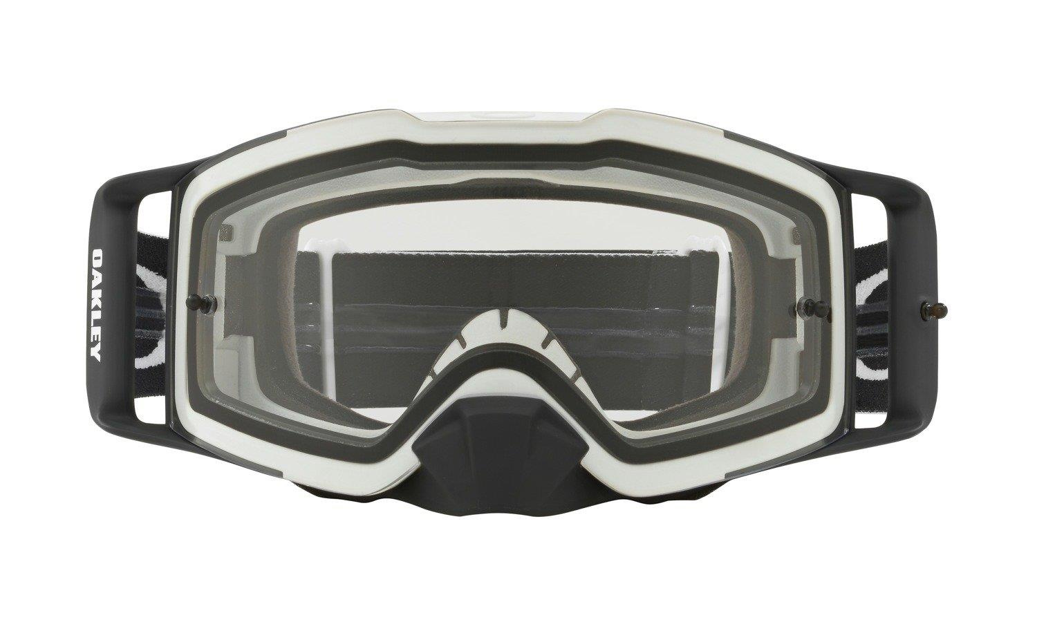 Gogle FRONT LINE MX/MTB Matte White Speed/Clear OO7087-05