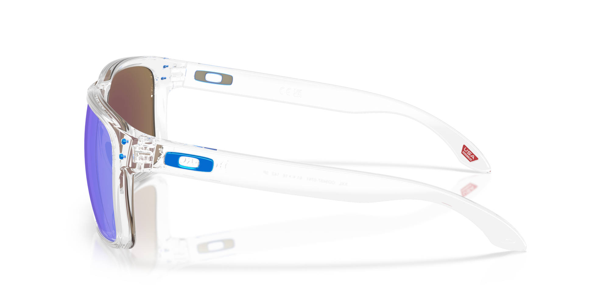 Oakley Okulary przeciwsłoneczne HOLBROOK XXL Polished clear / Prizm sapphire polarized OO9487-07