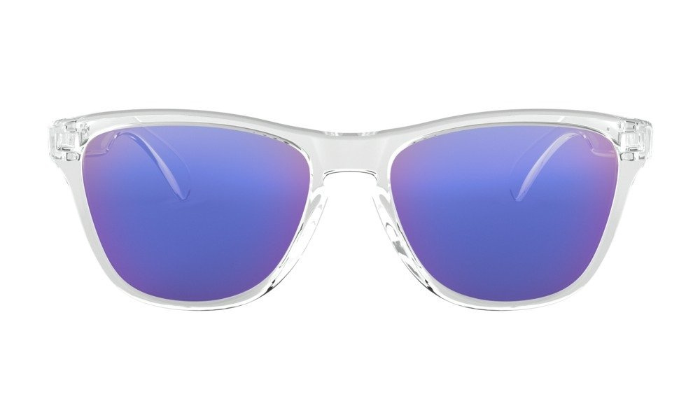 Oakley Okulary przeciwsłoneczne Dziecięce FROGSKINS XS Polished Clear/Violet Iridium OJ9006-03