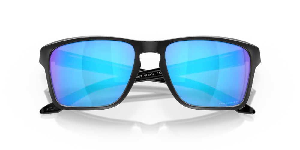 Oakley Okulary przeciwsłoneczne SYLAS Matte Black/Prizm Sapphr Iridium Polarized OO9448-12