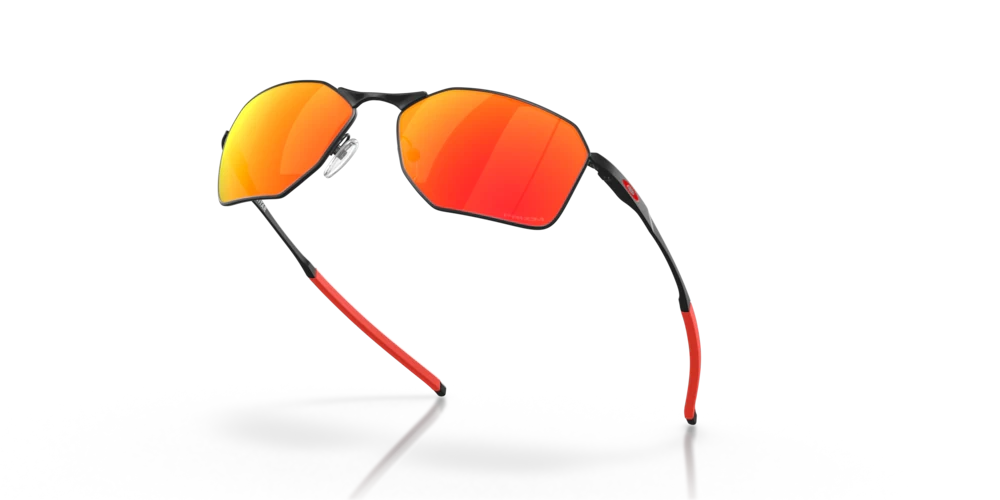 Oakley Okulary przeciwsłoneczne SAVITAR Satin Black, Prizm Ruby OO6047-09