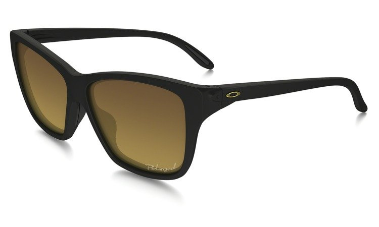 Oakley Okulary OAKLEY HOLD ON Matte Black/Brown Gradient Polarized OO9298-01