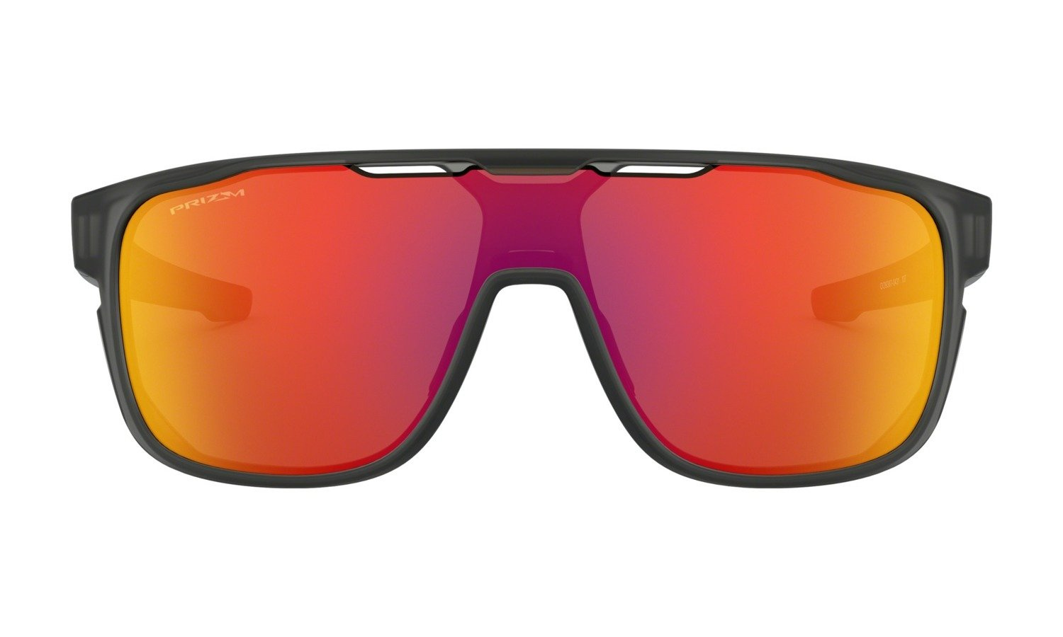 Oakley Okulary przeciwsłoneczne CROSSRANGE SHIELD Matte Grey Smoke/Prizm Ruby OO9387-13