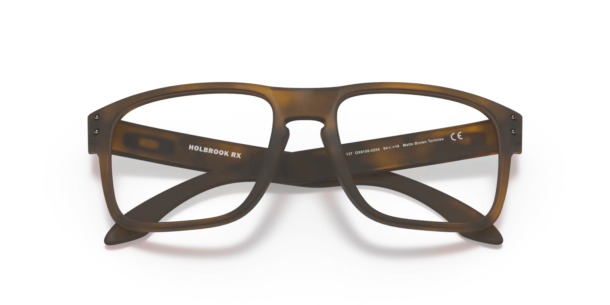 Oakley Optical Frame HOLBROOK RX Matte Brown Tortoise/Clear OX8156-02