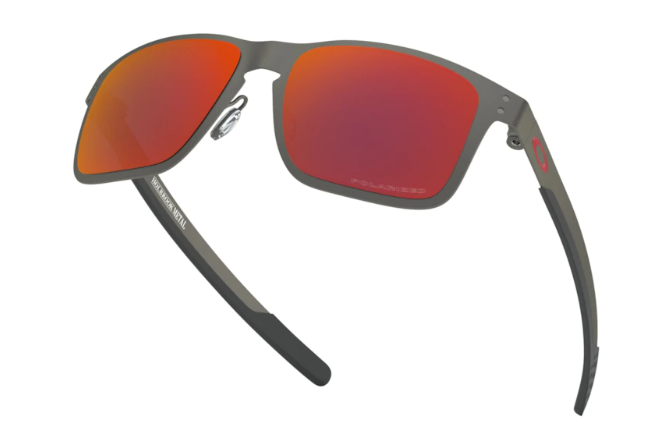 Oakley Okulary Przeciwsłoneczne HOLBROOK™ METAL Matte Gunmetal/Torch Iridium Polarized OO4123-05