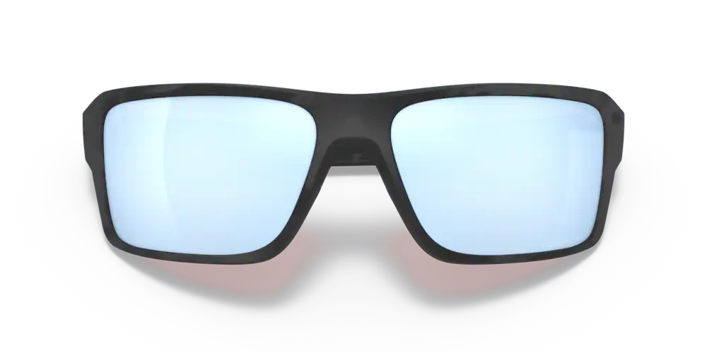 Oakley Sunglasses DOUBLE EDGE Matte Black Camo/Prizm Deep Water Polarized OO9380-27