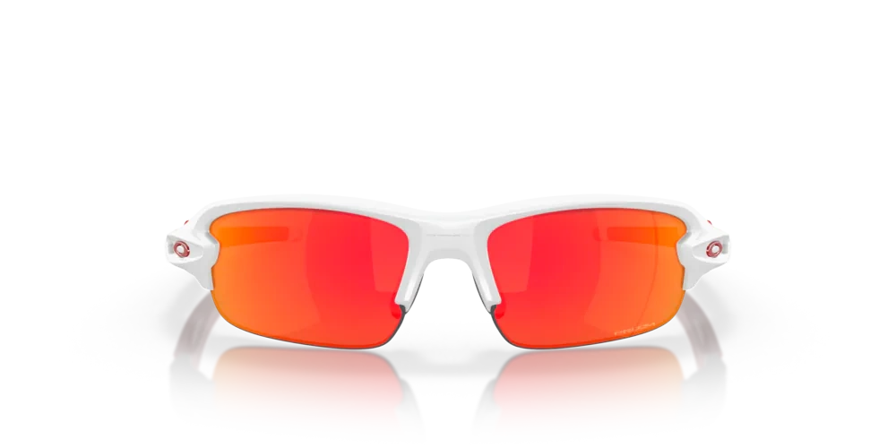 Oakley Okulary przeciwsłoneczne Dziecięce FLAK XXS Matte White, Prizm Ruby OJ9008-09