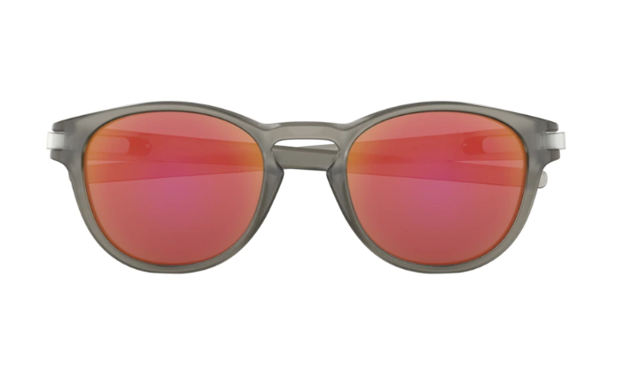 OAKLEY Sunglasses LATCH Matte Gray Ink / Rubby Iridium OO9265-15