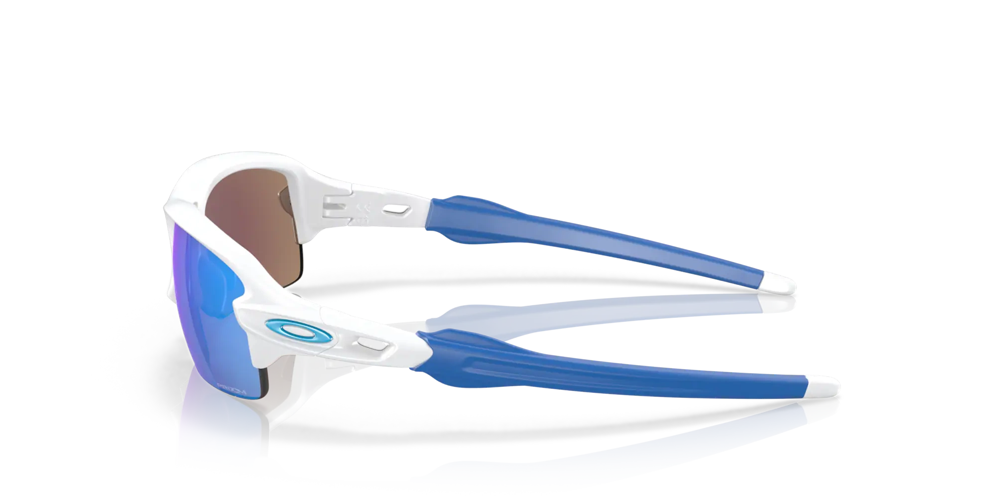 Oakley Okulary przeciwsłoneczne Flak XS Matte White, Prizm Sapphire OJ9005-16