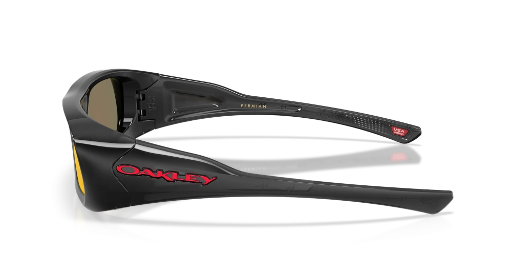 Oakley Sunglasses PERMIAN Patrick Mahomes II Collection Black Ink/Prizm Ruby OO9520-11