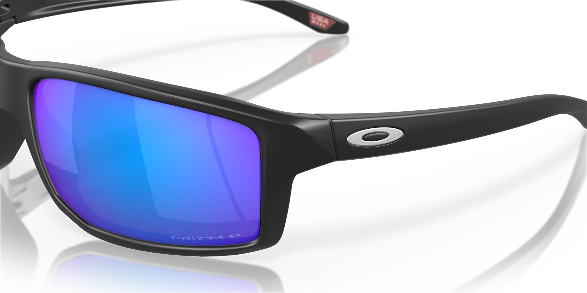 Oakley Okulary przeciwsłoneczne GIBSTON Matte Black/Prizm Sapphr Iridium Polarized OO9449-12