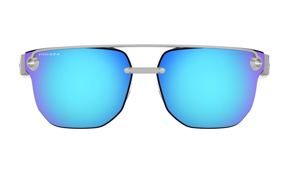 Oakley Sunglasses CHRYSTL Satin Chrome/Prizm Sapphire OO4136-08