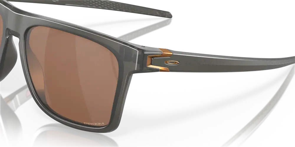 Oakley Sunglasses LEFFINGWELL Matte Grey Smoke, Prizm Tungsten OO9100-02