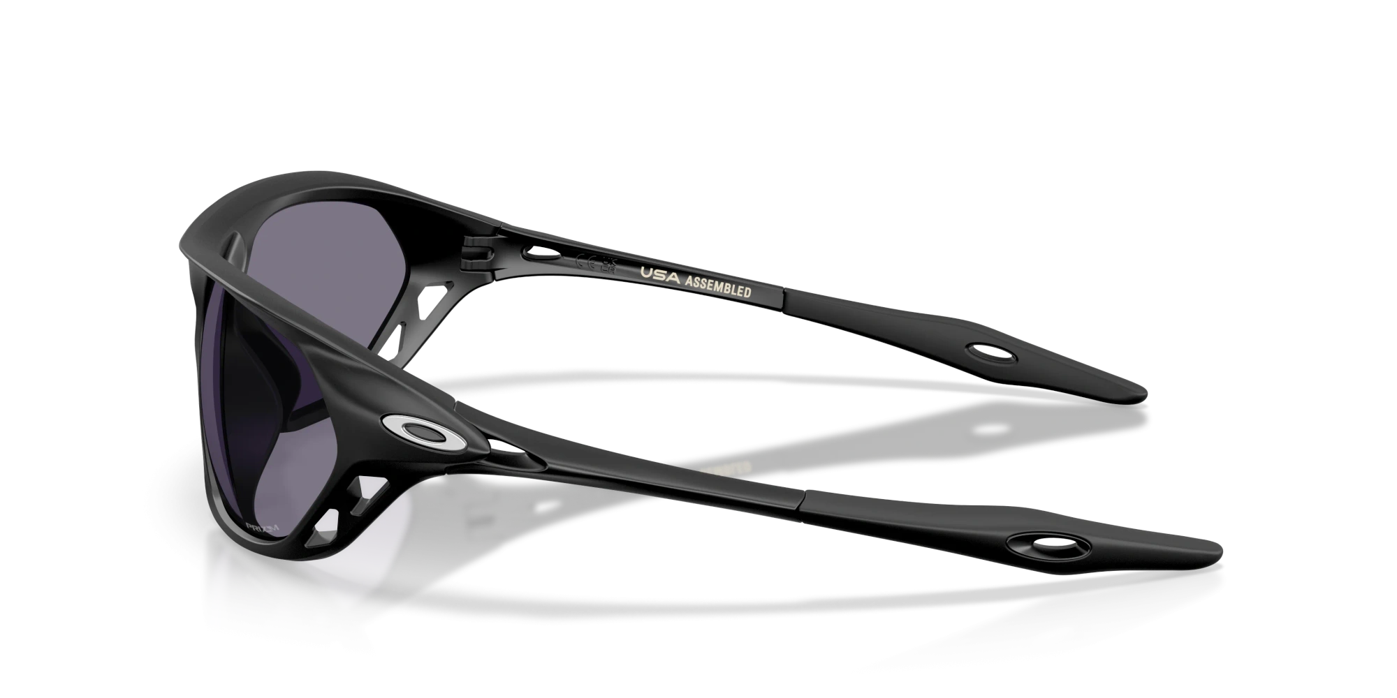 Oakley Sunglasses CAGE JACKET Matte Black/Prizm Grey OO9537-01
