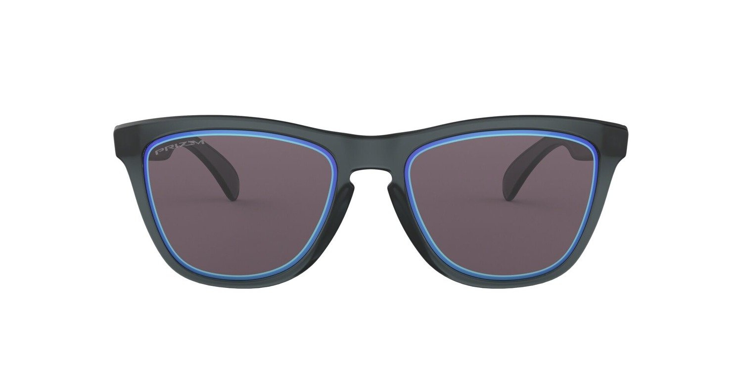 Oakley Okulary przeciwsłoneczne FROGSKINS Matte Crystal Black/Prizm Grey Sapphire Alt Iridiu OO9013-E3