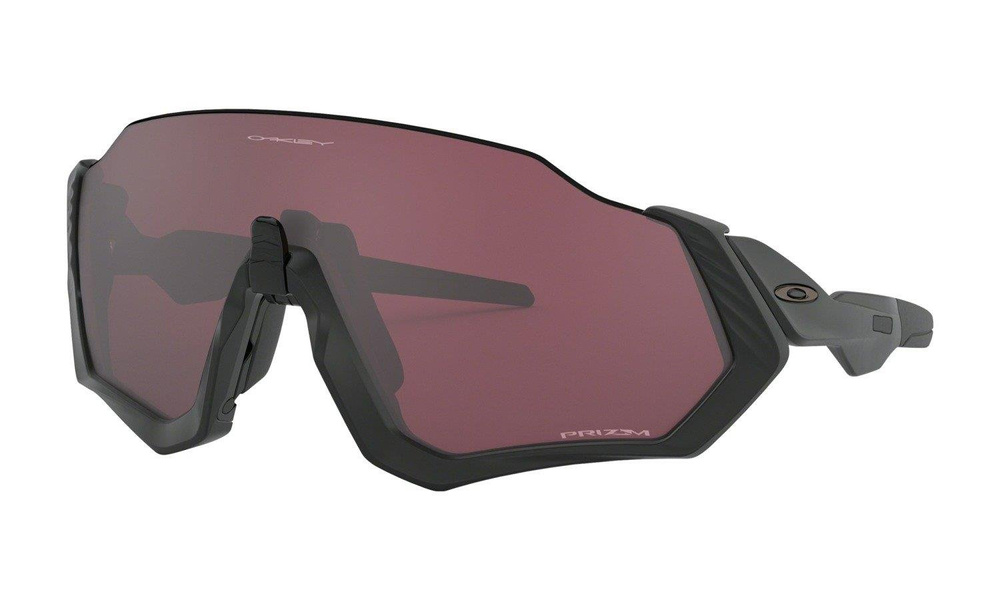 Oakley Okulary przeciwsłoneczne FLIGHT JACKET Matte Black/Prizm Road Black OO9401-19