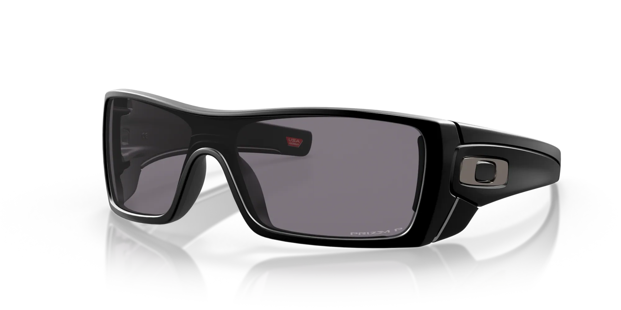 Oakley Sunglasses BATWOLF Matte Black/Prizm Grey Polarized OO9101-68