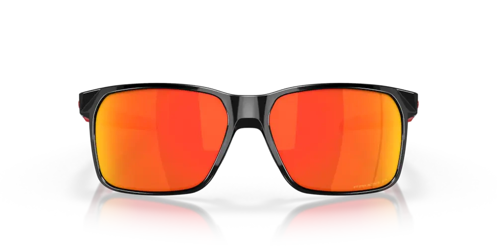 Oakley Okulary przeciwsłoneczne PORTAL X Polished Black/Prizm Ruby Polarized OO9460-05