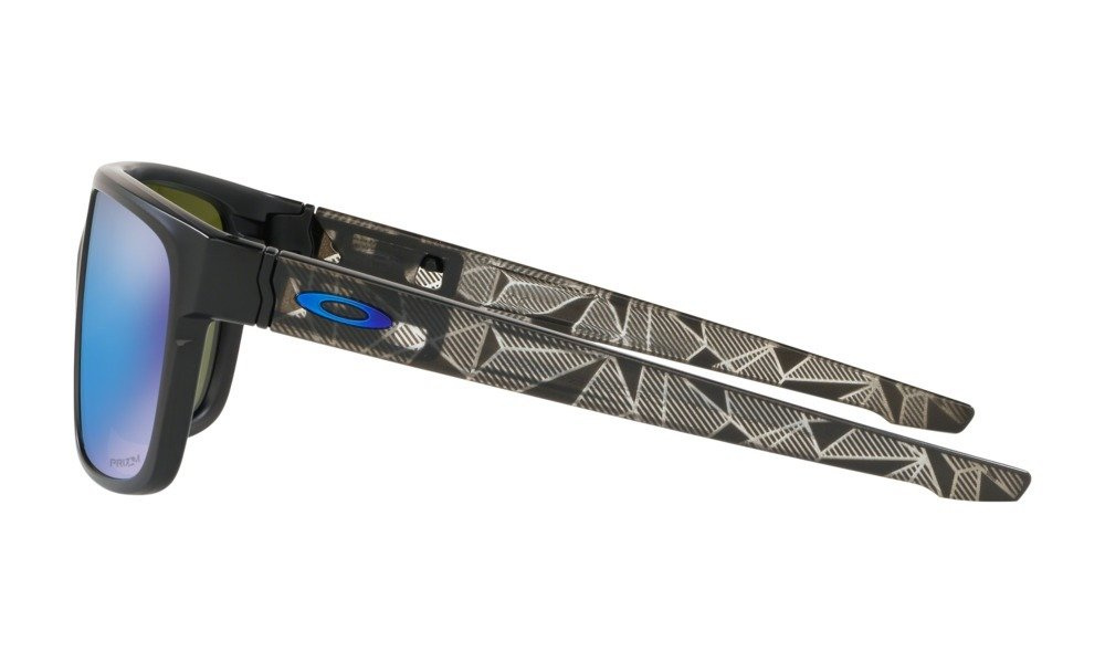 Oakley Sunglasses CROSSRANGE PATCH Matte Black Prizmatic/Prizm Sapphire OO9382-10
