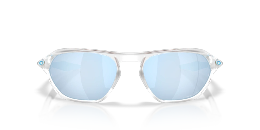 Oakley Okulary przeciwsłoneczne CAGE JACKET Matte Clear/Prizm Deep Water Polarized OO9537-02
