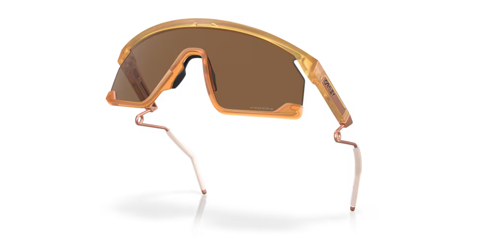 Oakley Okulary przeciwsłoneczne BXTR METAL Matte Transparent Light Curry / Prizm Bronze OO9237-06