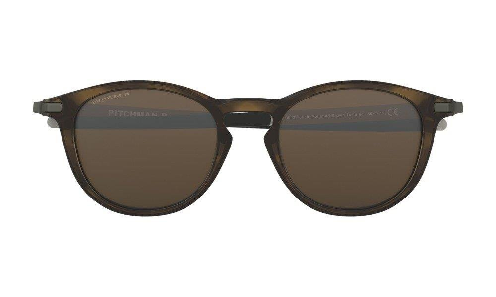 Oakley Sunglasses PITCHMAN R Polished Brown Tortoise/Prizm Tungsten Polarized OO9439-06
