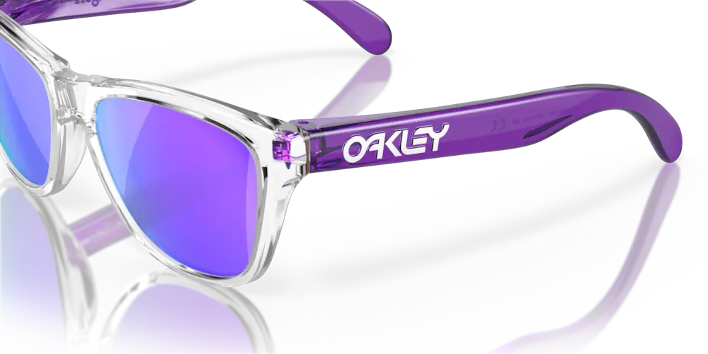 Oakley Okulary przeciwsłoneczne Dziecięce FROGSKINS XXS Clear, Prizm Violet OJ9009-03
