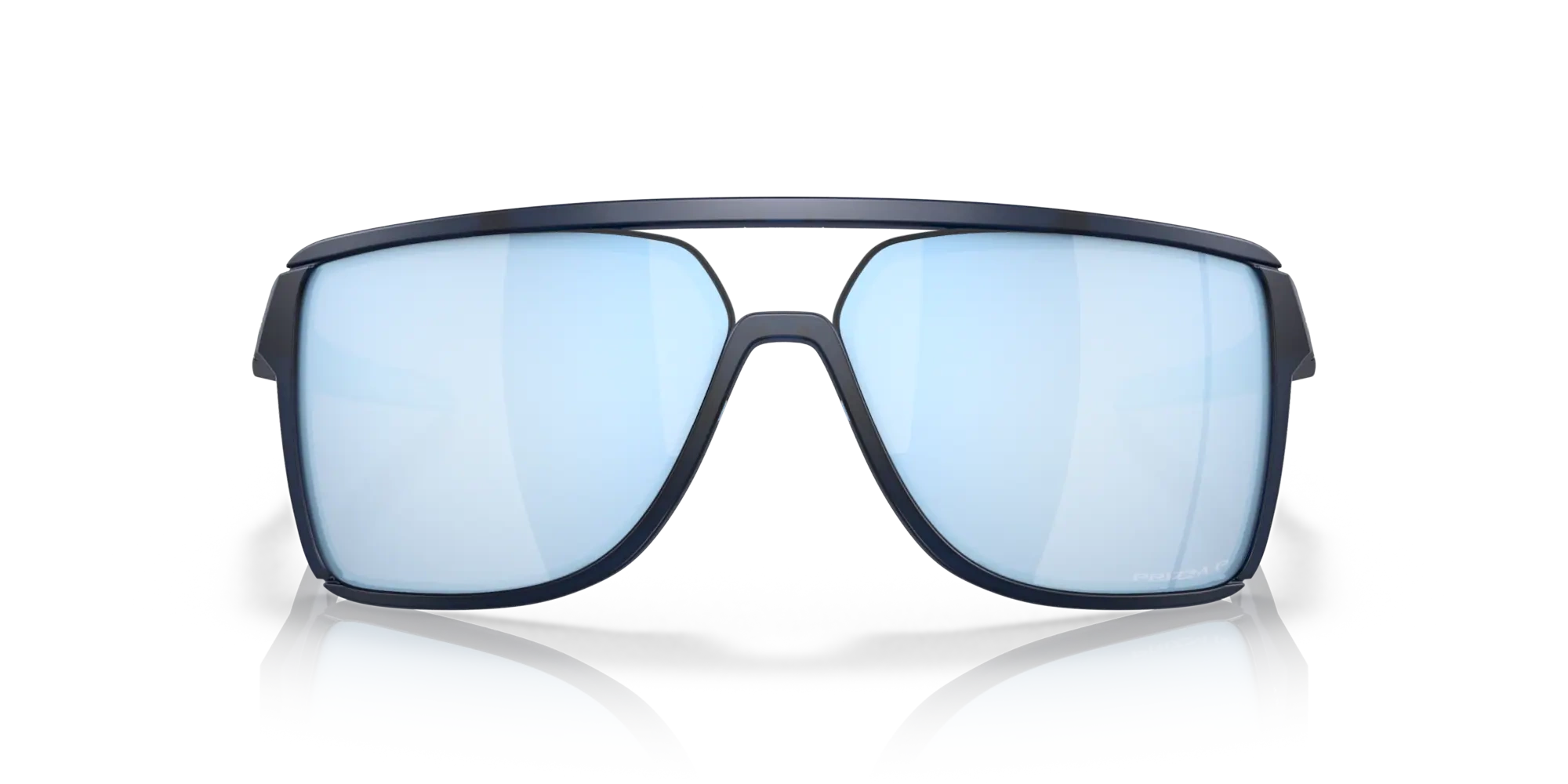 Oakley Sunglasses Castel Matte Translucent Blue, Prizm Deep Water Polarized OO9147-06