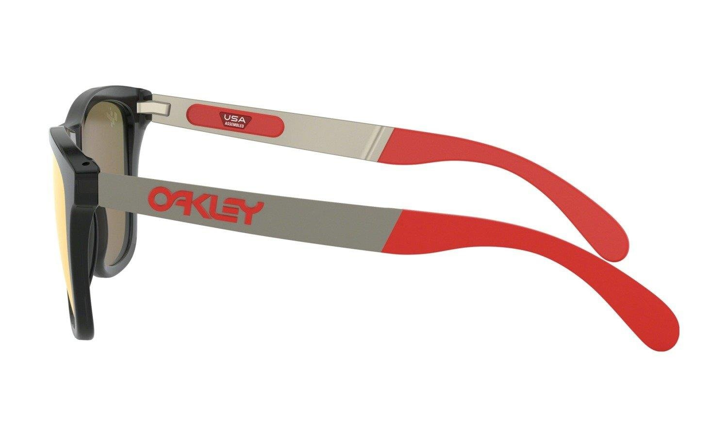 Oakley Sunglasses FROGSKINS MIX MotoGP Matte Black Ink/Prizm Ruby OO9428-09