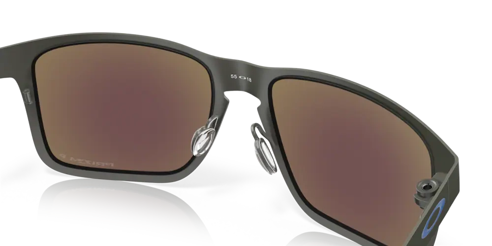 Oakley Sunglasses HOLBROOK™ METAL Matte Gunmetal / Prizm Sapphire Polarized OO4123-07