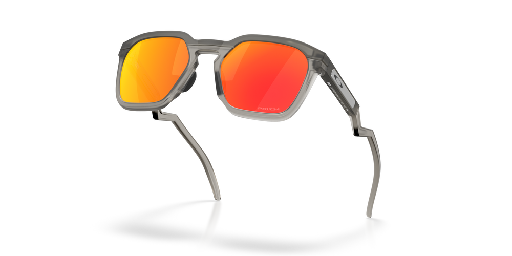 Oakley Okulary przeciwsłoneczne HSTN SQ Matte Grey Smoke / Prizm Ruby OO9533-02