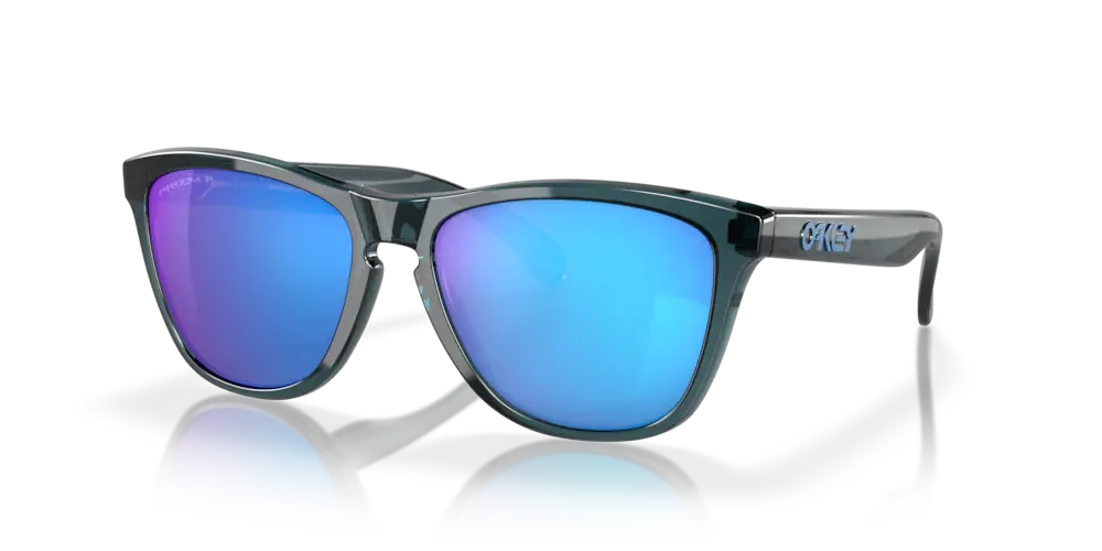 Oakley Sunglasses FROGSKINS Crystal Black / Prizm Sapphire Polarized OO9013-F6
