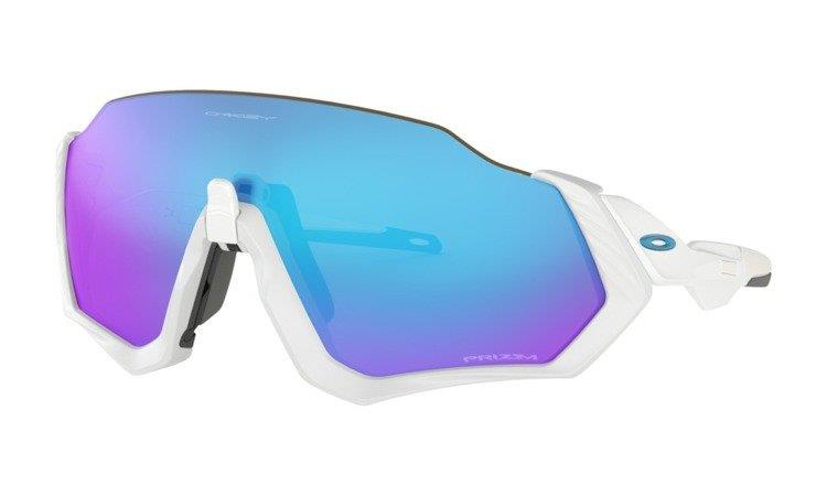 Oakley Okulary Przeciwsłoneczne FLIGHT JACKET Matte White/Prizm Sapphire OO9401-02