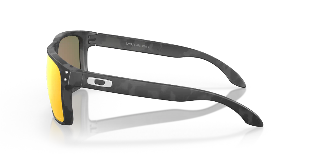 Oakley Sunglasses HOLBROOK XL Matte Black Camo, Prizm Ruby OO9417-29
