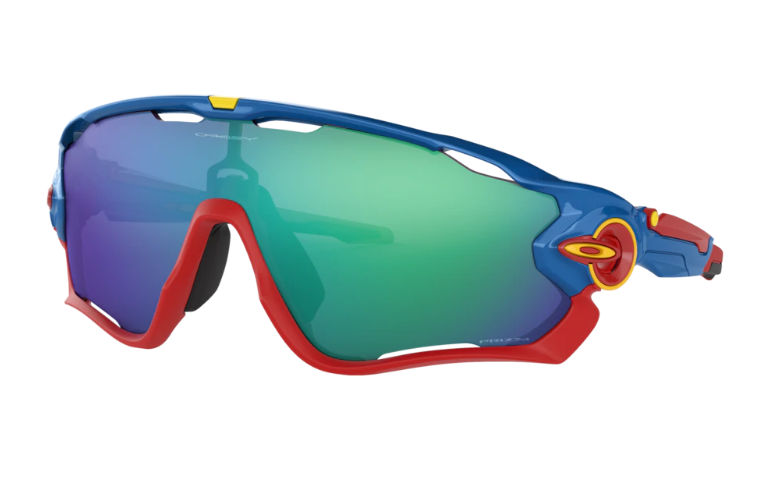 Oakley Okulary przeciwsłoneczne JAWBREAKER Snapback Collection Sapphire Blue/Prizm Jade OO9290-42