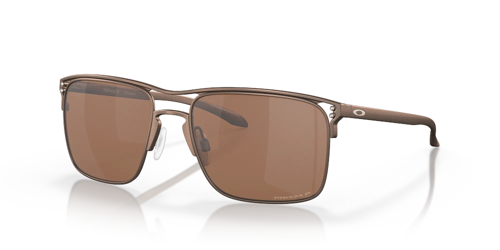 Oakley Sunglasses HOLBROOK TI Satin Toast, Prizm Tungsten Polarized OO6048-03