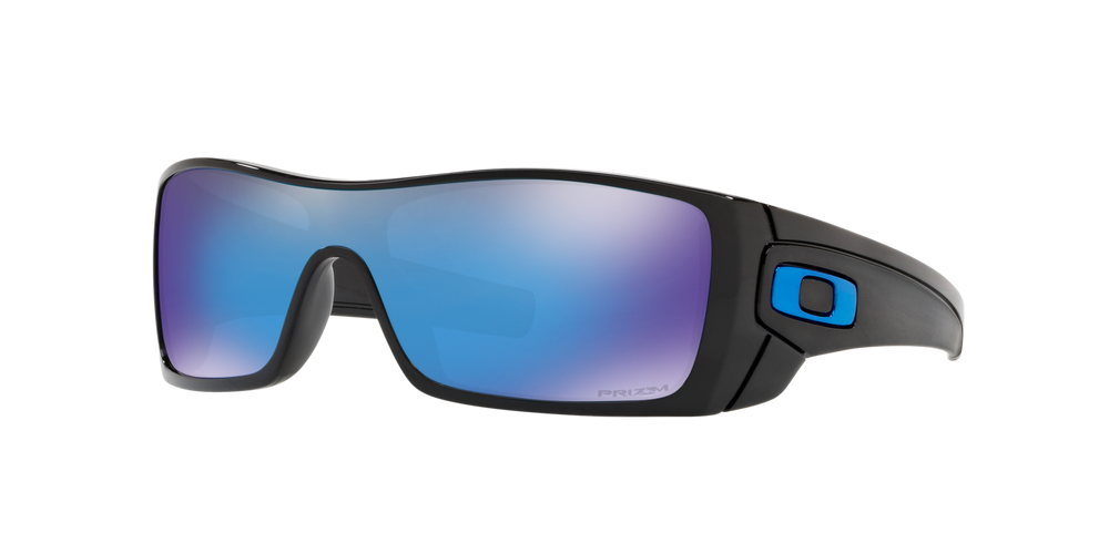 Oakley Sunglasses BATWOLF Polished Black/Prizm Sapphire OO9101-58