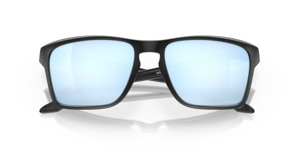 Oakley Okulary przeciwsłoneczne SYLAS Matte Black/Prizm Deep Water Polarized OO9448-17